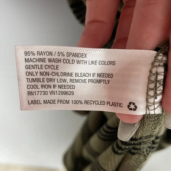 Wild Fable Stretchy Striped Midi Dress - Picture 4 of 9